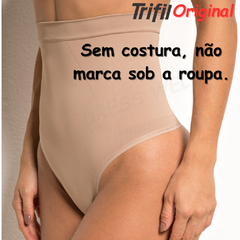 Calcinha Alta Modeladora Fio Dental Trifil Valoriza o Bumbum 5559 - comprar online