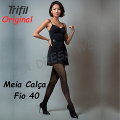 Meia Calça Fio 40 Losangos Trifil Denier Moda Feminina Elegante e Confortável - comprar online