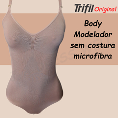 Body Modelador Sem Costura Microfibra Trifil 1811 Modela Sem Apertar - comprar online