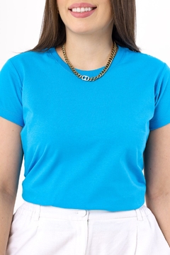 Camiseta t-shirt Blusa feminina lisa 100% Algodão - J.A DRESS WELL - Moda Masculina e Feminina Confortável