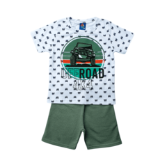 Conjunto Verão Infantil Masculino Menino Jeep