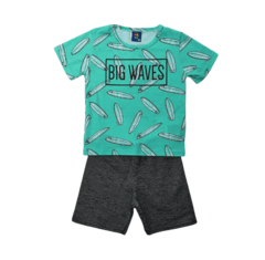 Conjunto Verão Infantil Masculino Menino Surf