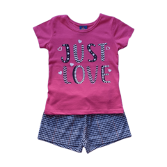 Conjunto Verão Infantil Feminino Menina Just Love