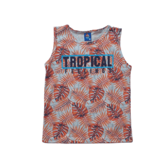 Conjunto Verão Infantil Masculino Menino Tropical