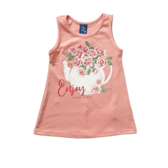 Conjunto Verão Infantil Feminino Menina Flores