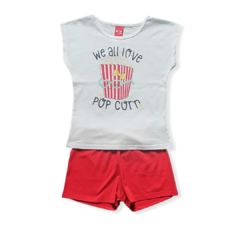 Conjunto Com Blusa E Shorts Elian Infantil  