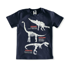 Conjunto Com Camiseta E Bermuda Tileesul Dinossauros