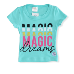 Conjunto Com Blusa E Shorts Cacau Kids Magic Dreams