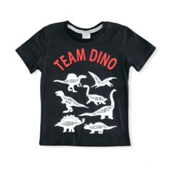 Conjunto Com Camiseta E Bermuda Cacau Kids Dinossauro