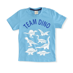 Conjunto Com Camiseta E Bermuda Cacau Kids Dinossauro