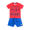 Conjunto Com Camiseta E Bermuda Cacau Kids Play Game