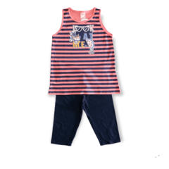 Conjunto Kely Kety Regata + Bermuda 