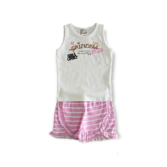 Conjunto Kely Kety Regata + Shorts Saia 