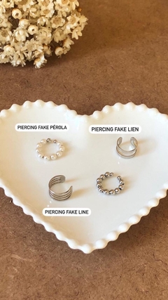 Piercing Fake Prata - comprar online