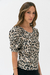 Blusa manga princesa lúrex animal print Valery - comprar online