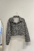 Chaqueta corta gabardina animal print