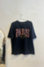 Remera over estampada Paris