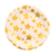 Plato de Papel Blanco con Estrellas