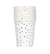 Vaso de Papel Blanco con Estrellas - comprar online