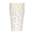 Vaso de Papel Blanco con Estrellas