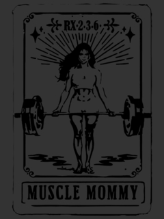 Remera Muscle Mommy - Boxy Fit - tienda online