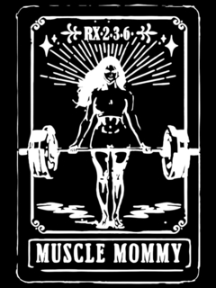 Remera Muscle Mommy - Boxy Fit - RX236 MAYORISTA