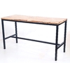 mesa-alta-industrial-bistro-8-bancos-sob-medida-teca-madeira-e-ferro