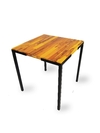 mesa industrial madeira maciça e estrutura de ferro, mesa de jantar, mesa para bar, mesa para varanda, mesa para restaurante, mesa para refeitório