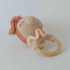 Chocalho Amigurumi Ursinha