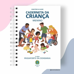 Caderneta tema transporte aéreo - Encantos da Nanna - Papelaria Criativa