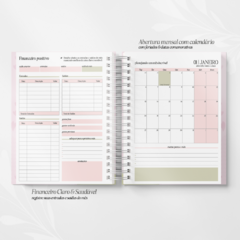 Agenda abstrato rosas