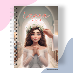 Caderno do crismando Laura