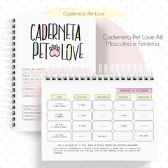 Caderneta pet dog border collie - comprar online