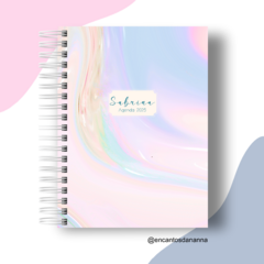 Agenda abstrato rosa