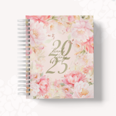 Planner floral rosinha