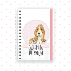 Caderneta pet dog basset - comprar online