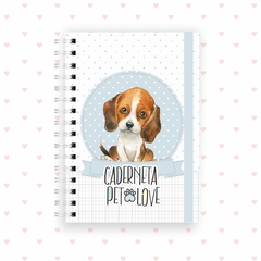 Caderneta pet dog beagle - loja online