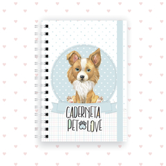 Caderneta pet dog border collie - Encantos da Nanna - Papelaria Criativa