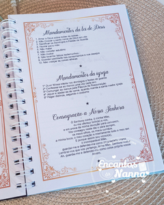 caderno catequese jardim jesus misericordioso - Encantos da Nanna - Papelaria Criativa