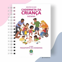 Caderneta de saúde animais cute menina - comprar online