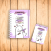 KIT CADERNO COM BLOQUINHO - CABELEIREIRA