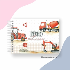 Livro do bebê construção