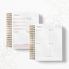 Planner floral simply - loja online