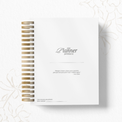 Planner floral rosinha