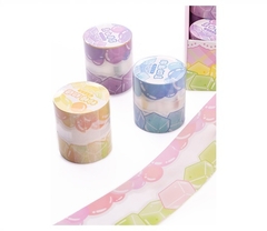 WASHI TAPE 5CM X 2M EN DOS TRAMOS - comprar online