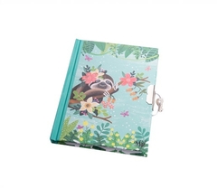 DIARIO INTIMO 15CM X 10,8CM 70H BL SLOTH