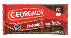 Chocolate con leche Georgalos 25g