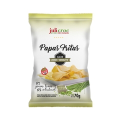 Papas fritas Julicroc sabor crema y ciboulette 70g