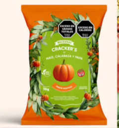 Cracker's de maíz, calabaza y papa Maixana sabor mostaza 70gr