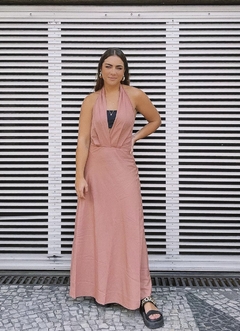 Vestido Frente Única Goiaba - comprar online